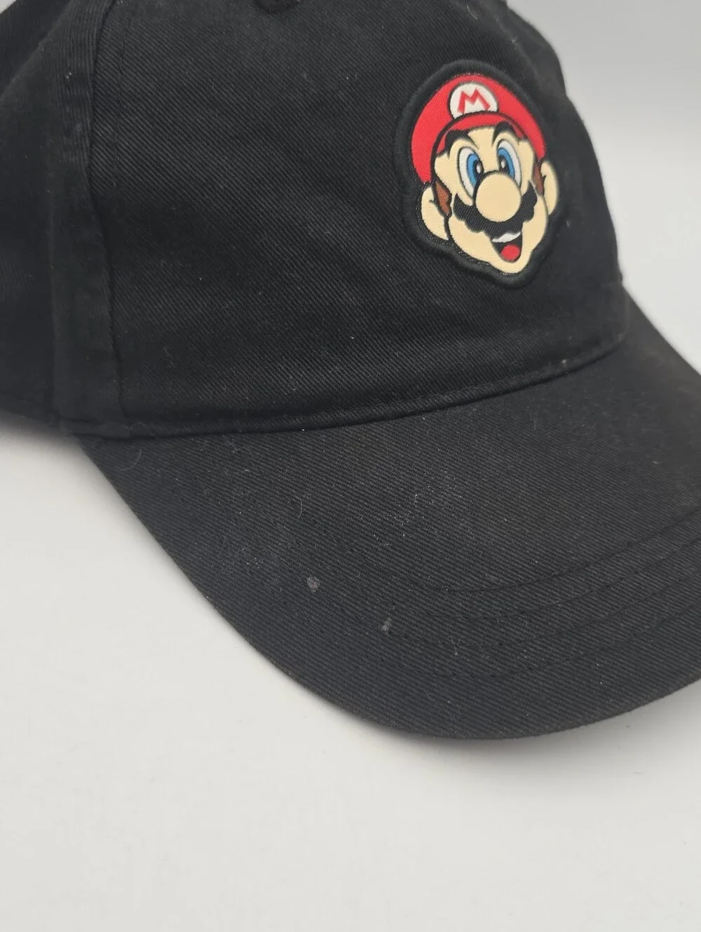 Nintendo Super Mario Bros. Youth Kids Black Adjustable Snapback Hat